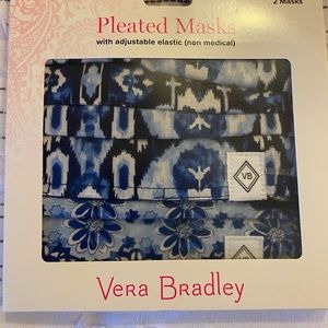 Vera Bradley pleated masks NWT 100% cotton